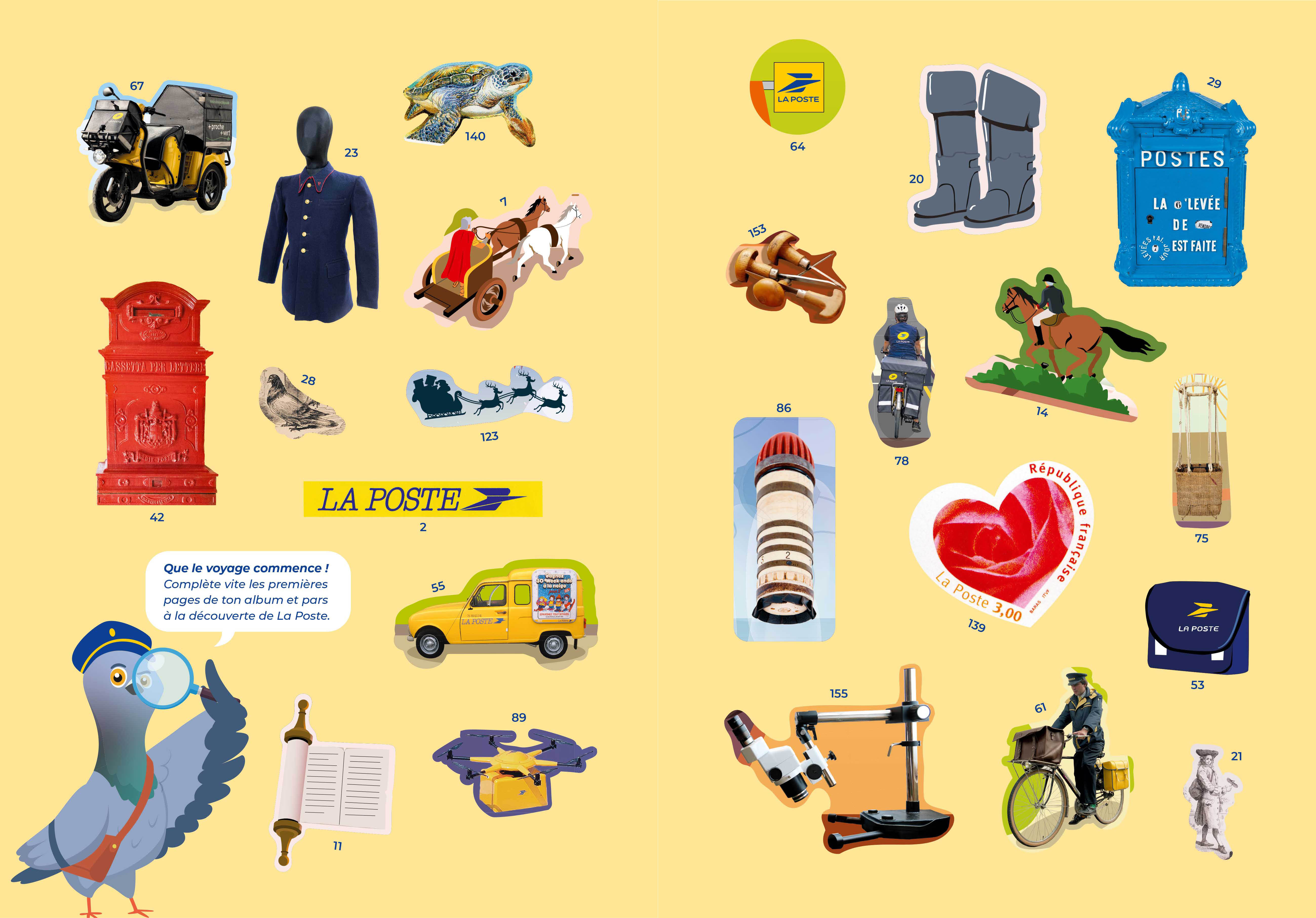 Carnet : autocollants inclus.